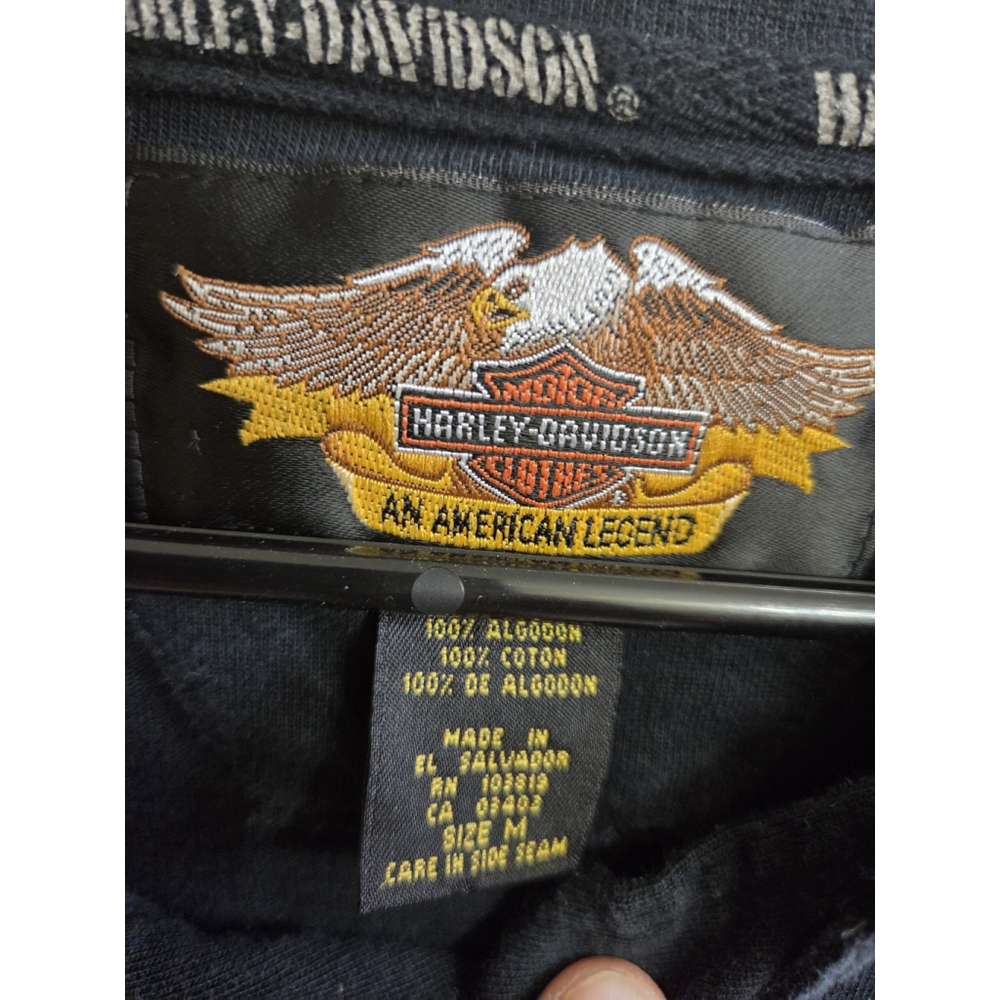 Harley-Davidson Men's Embroidered Logo Long Sleeve Size M - Picture 4 of 6